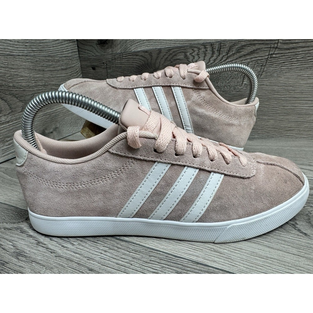 Adidas Womens Neo Courtset CG5818 Pink Casual Shoes Sneakers Size 7